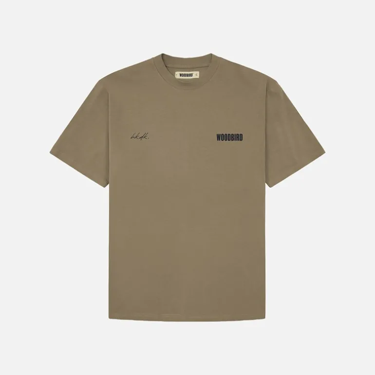 Baine 8410 T Shirt Mørkebrun/Kolt Dark Brown-Cobalt