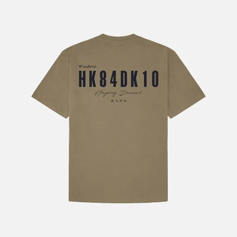 Baine 8410 T Shirt Mørkebrun/Kolt Dark Brown-Cobalt