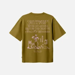 Baine Space T-shirt Dark Green