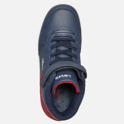 Børne Dereck Hi Top Sneakers Navy Rød 0290
