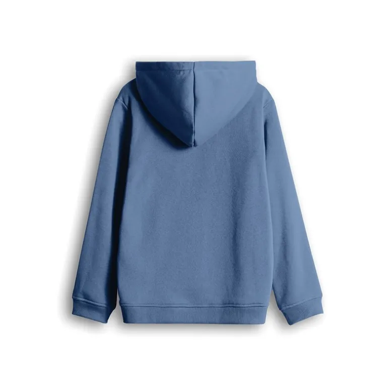 Børne Hoodie Denim Melange