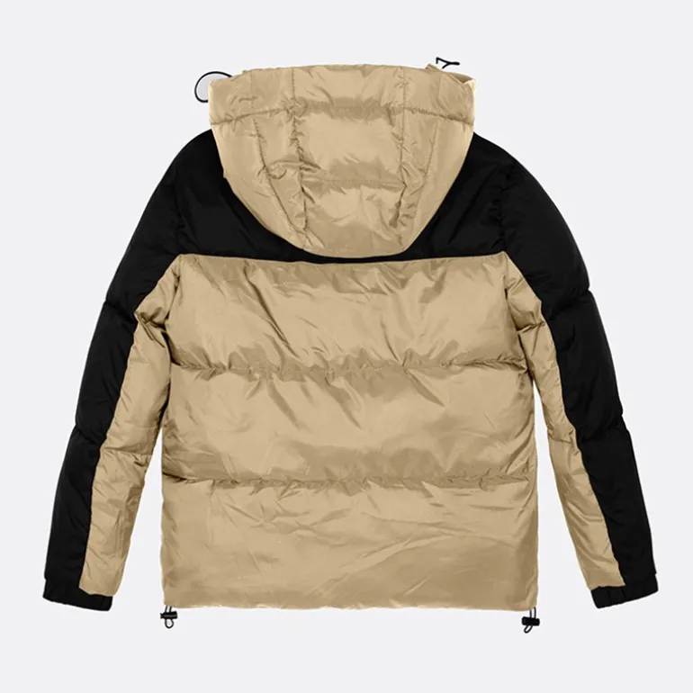 Børne Hætte Jakke Khaki / Sort