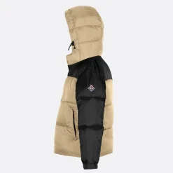 Børne Hætte Jakke Khaki / Sort