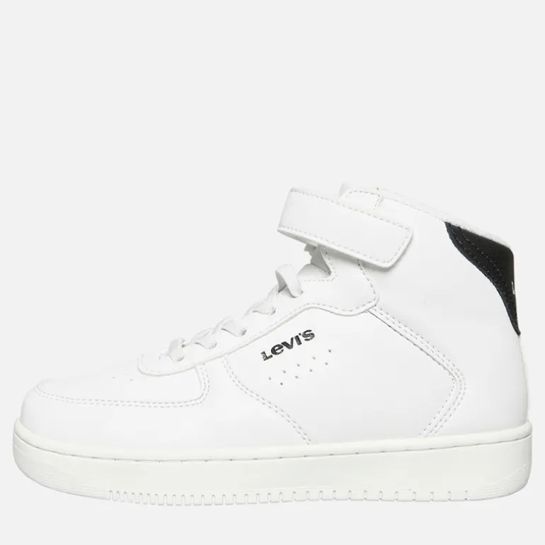 Børne New Union Hi Top Sneakers Hvid Sort 0062