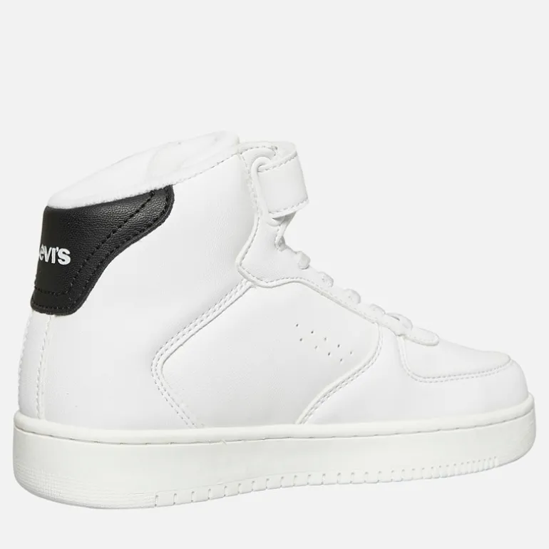 Børne New Union Hi Top Sneakers Hvid Sort 0062