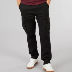 Cargobukser til Herre Sergei Twill Sort