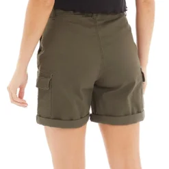 Dame Ashline Cargo Shorts Khaki