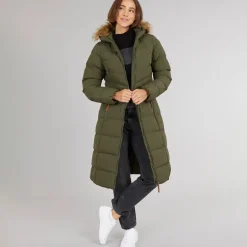 Dame Audrey Vandtæt Foret Hættejakke Dark Vine