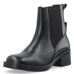 Dame Casjosefine Chelsea støvler læder Sort