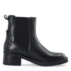 Dame Casjosefine Chelsea støvler læder Sort