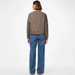 Dame Chili Langærmet Sweater Morel