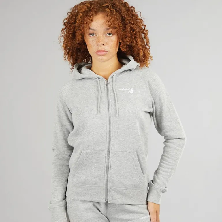 Dame Core Hættetrøje Grå