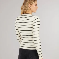 Dame Crista O Hals Strikket Sweater Birch