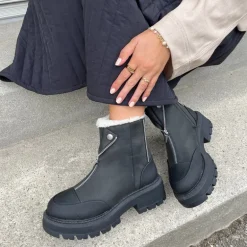 Dame det er bare en snedag støvler 0001 Black