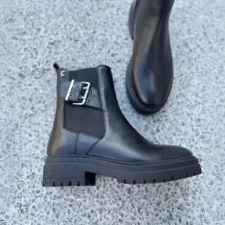 Dame Det Er Som Efterårsstøvler 0001 Black