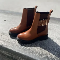 Dame det er som efterårsstøvler 0241 Cognac