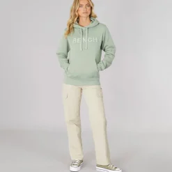 Dame Emerre Hættetrøje Mørk Salvie Grøn