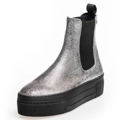 Dame Enya Støvler 009 Sølv Slange