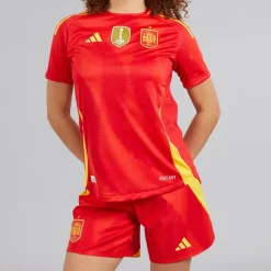 Dame FEF Spanien Dame 24/​25 Autentiske Hjemme Shorts Better Scarlet