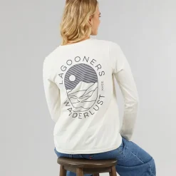 Dame Fife Langærmet T-shirt Ecru