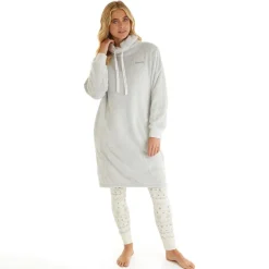 Dame Fluffy Hjemmetøj Grå