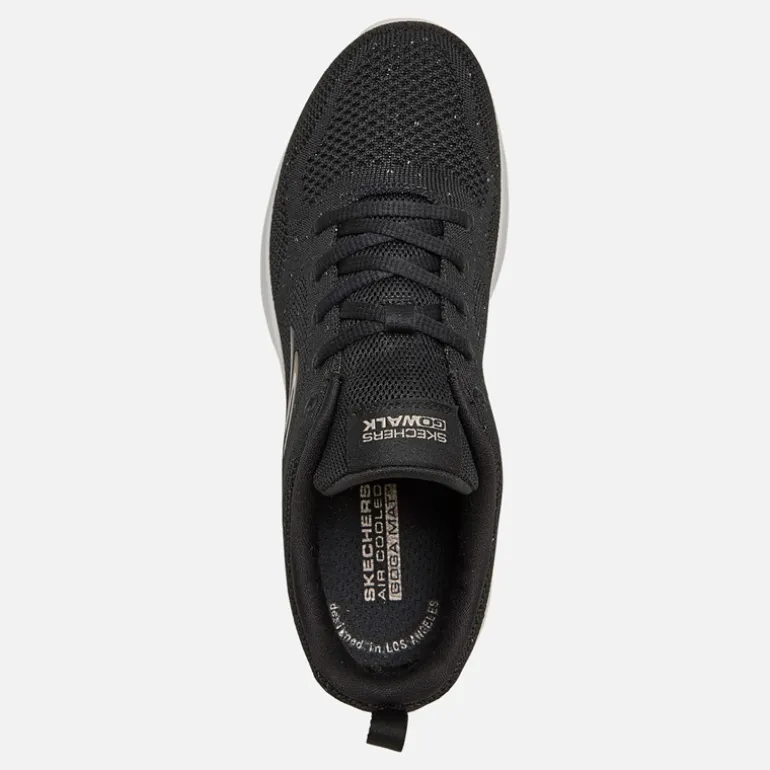 Dame Go Walk Joy Violet Sneakers Sort/Rosaguld