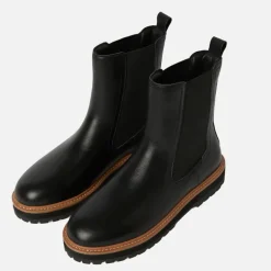 Dame H600 Vandrestøvler Chelsea Sort