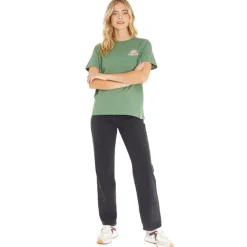 Dame Happiness Afslappet overdele kakigrøn