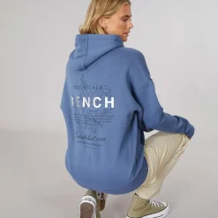 Dame Harmy Hættetrøje Denim Blå