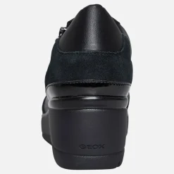 Dame Ilde Kilehæl Lynlås Træningssko Sort