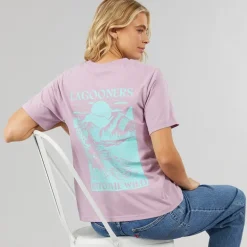 Dame Kidwelly T-shirt Støvet malva