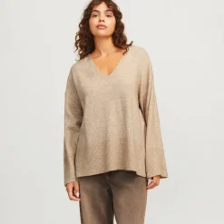 Dame Lucca V-hals Trøje Peyote