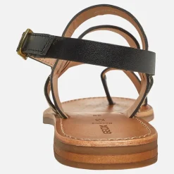 Dame Maddalusia Flade Sandaler Sort /​ Hvid