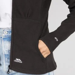 Dame Maraton Fuld Lyn Lækker Fleecejakke Sort