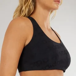 Dame Microterrot Monogram Racer Crop Top Sort