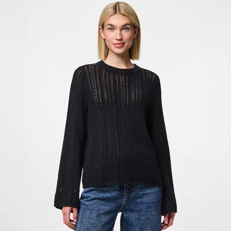 Dame Mira Strik Top Sort