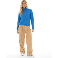 Dame Monnie Bukser med Vid Ben Beige