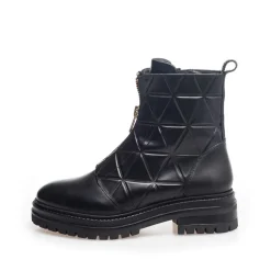 Dame Moonlight Læderstøvler 0001 Sort