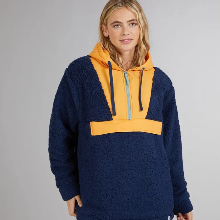 Dame Myla Fleecetøj Blå