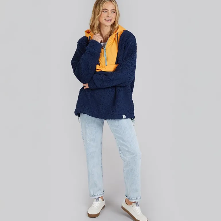 Dame Myla Fleecetøj Blå