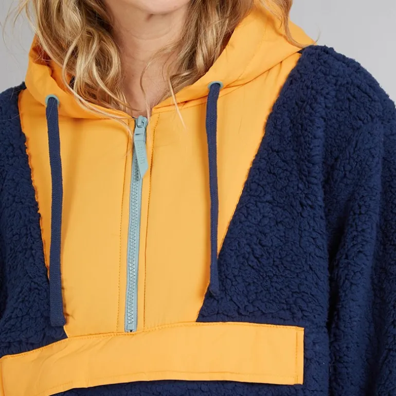 Dame Myla Fleecetøj Blå