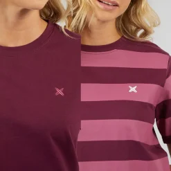 Dame Oxbow 2 Pak T-shirts Blomme/​Rosebud