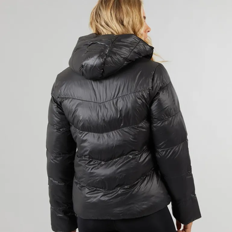 Dame Phillipa Puffer Jakke Sort