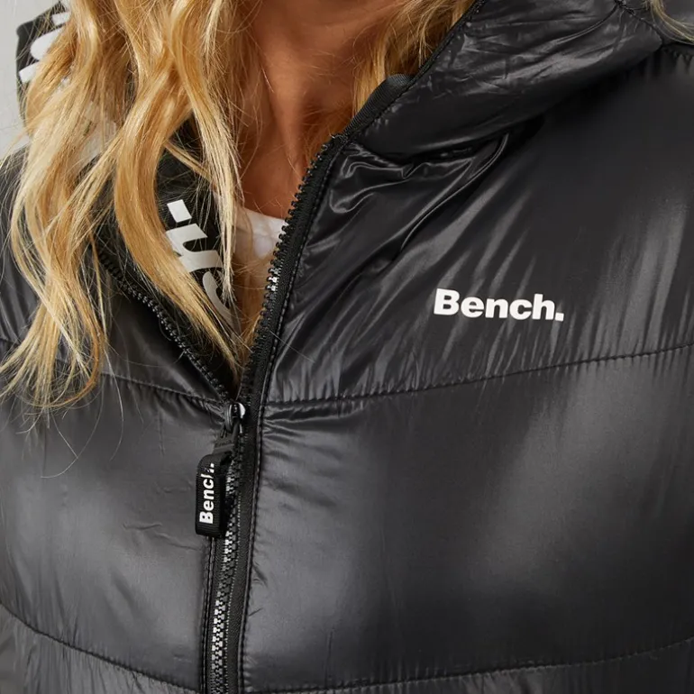 Dame Phillipa Puffer Jakke Sort