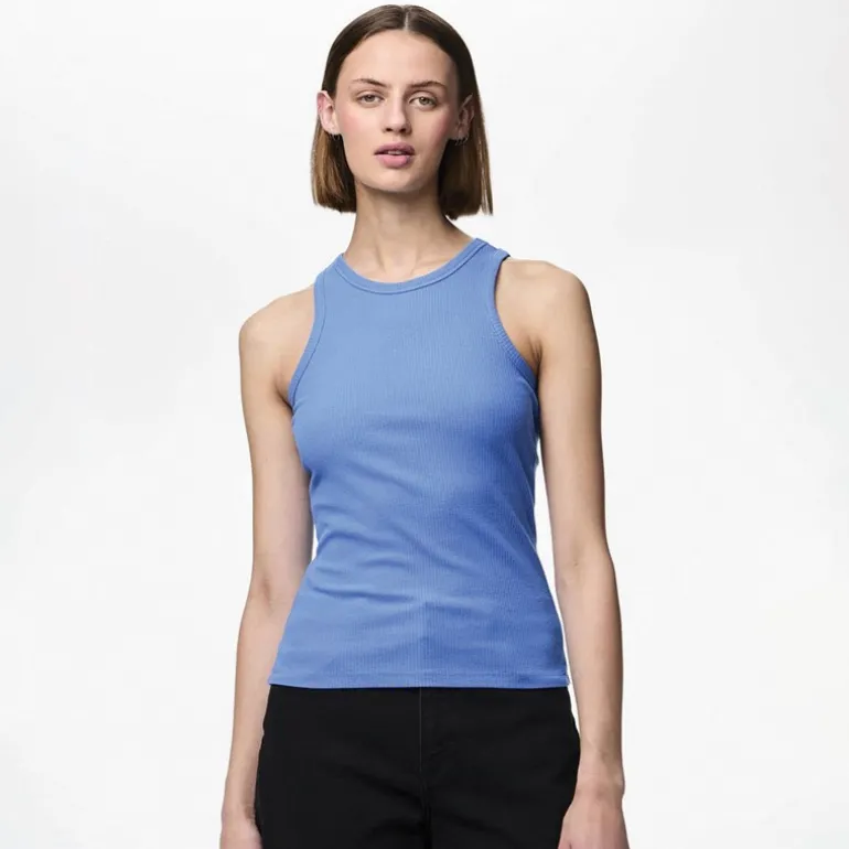 Dame Ruka Boxer Tanktop Fransk Blå