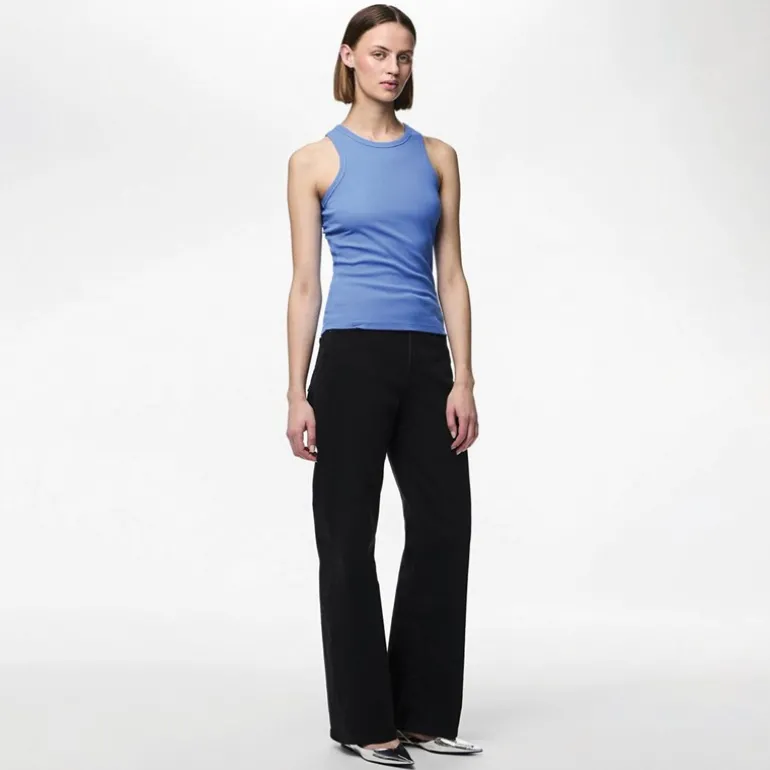 Dame Ruka Boxer Tanktop Fransk Blå