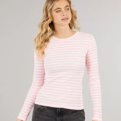 Dame Ruka Langærmet Top Roseate Spoonbill