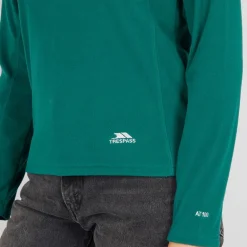 Dame Shiner 1/2 lynlås Mikro Fleece Teal