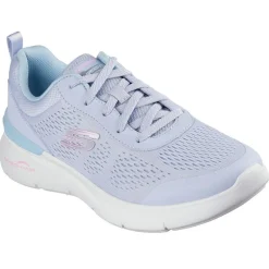 Dame Skech-Air Dynamight 2.0 New Heights Sneakers Blå