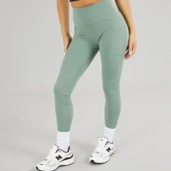 Dame Sleek NBDry Lomme Højtaljede Tætsiddende Leggings Mørk Enebær